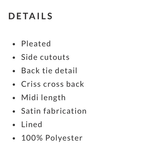 VICI HOLLYWOOD MIDI BLACK DRESS — Small - Picture 5 of 5